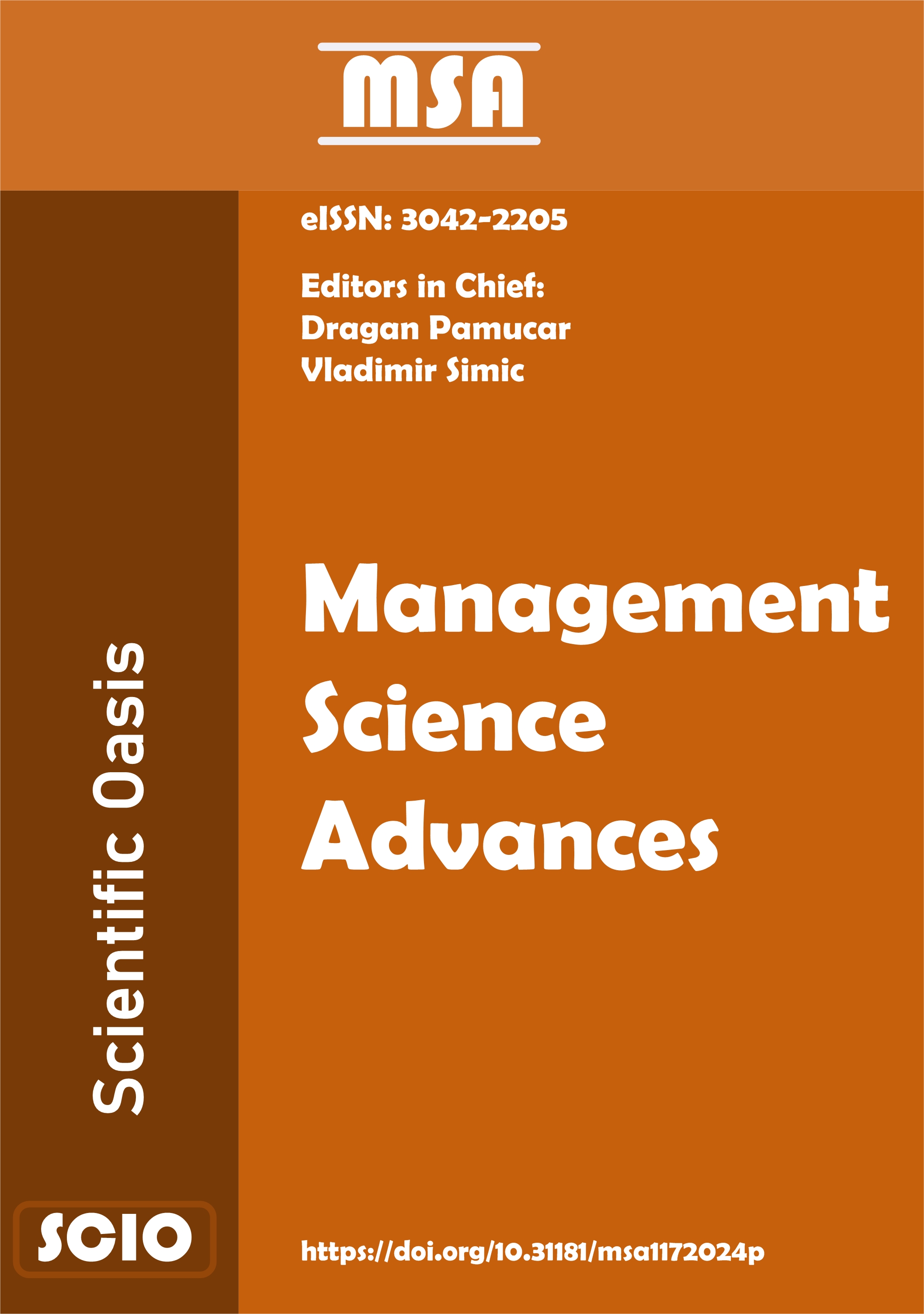 					View Vol. 1 No. 1 (2024): Management Science Advances
				